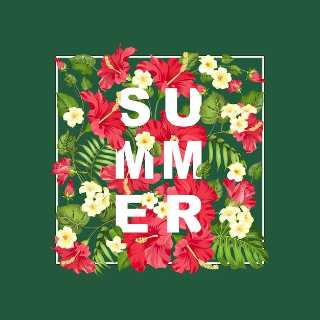 Summer sign concept.