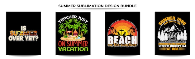 Summer Sublimation Design Bundle Vol 05