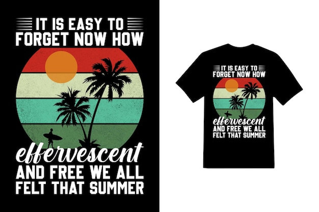 Summer t-shirt design