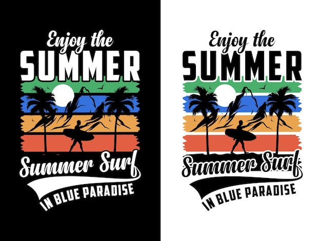 Summer t shirt design