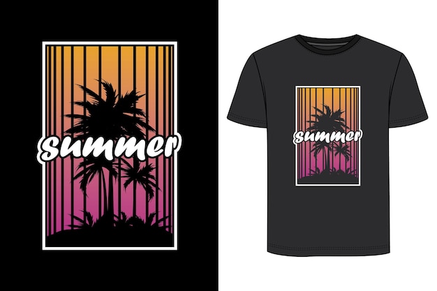 Summer t shirt design