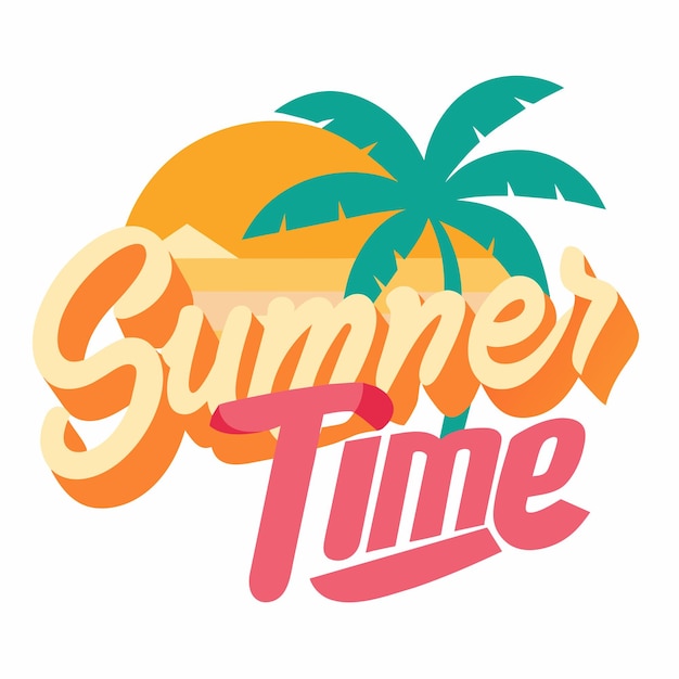 Vector summer t shirt design