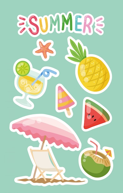 Summer time clipart