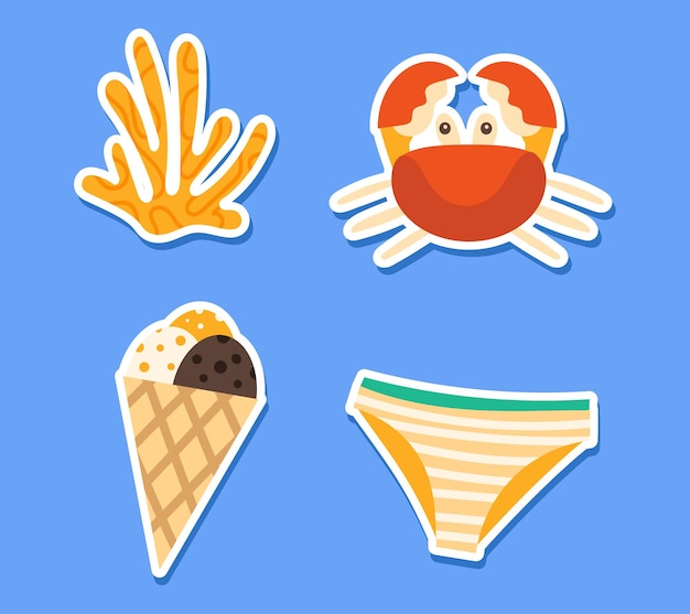 Summer Time Stickers