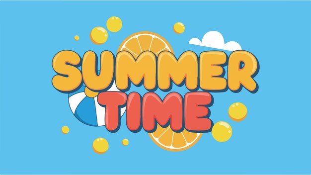 summer time vector design