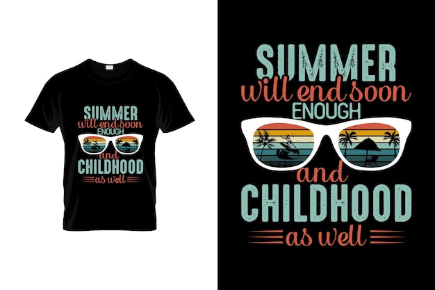 Summer TShirt Design or Summer poster Design Summer Quotes Summer Typography