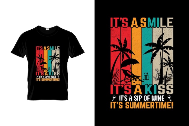 Summer TShirt Design or Summer poster Design Summer Quotes Summer Typography