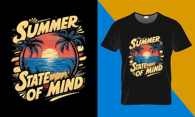 Summer Tshirt Design Surfing Summer Tshirt Design