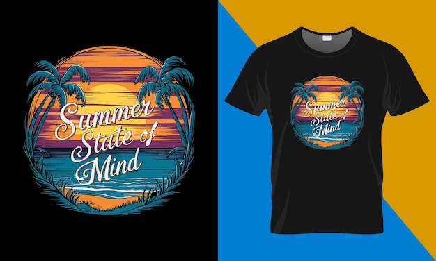 Summer Tshirt Design Surfing Summer Tshirt Design