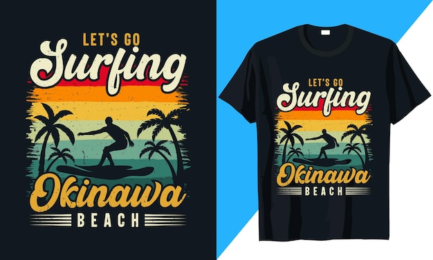 Summer tshirt design vector for summer vacation