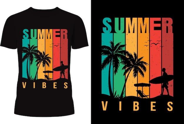 Vector summer tshirt design