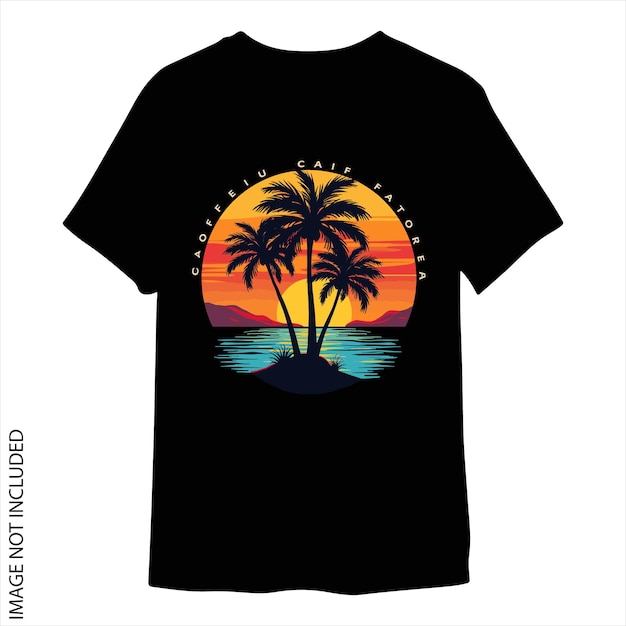 Vector the summer tshirt design