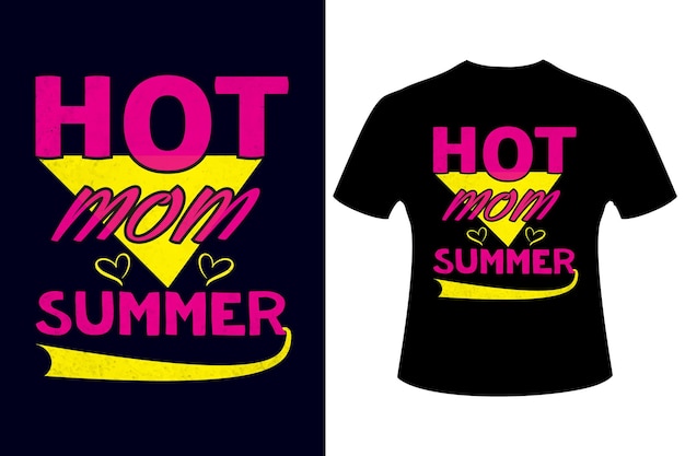 Summer vibers retro vintage t shirt design Premium Vector