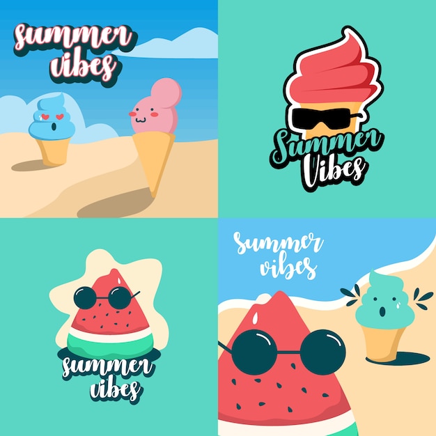 Summer Vibes Illustration Design