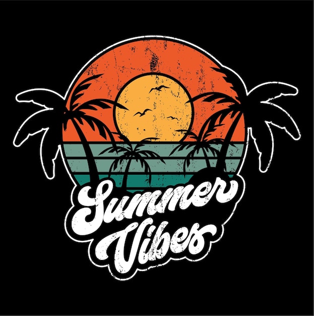 summer vibes  illustration