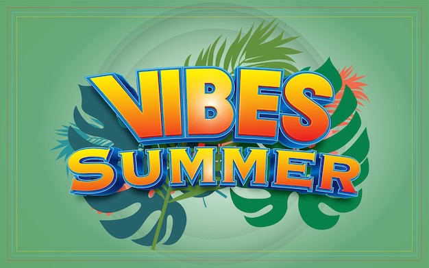 Summer Vibes Sales Vacation Landing pages and Text