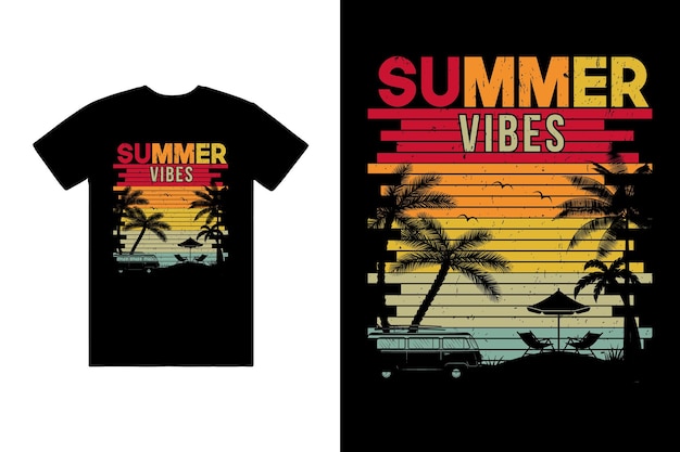 summer vibes t shirt design tshirt