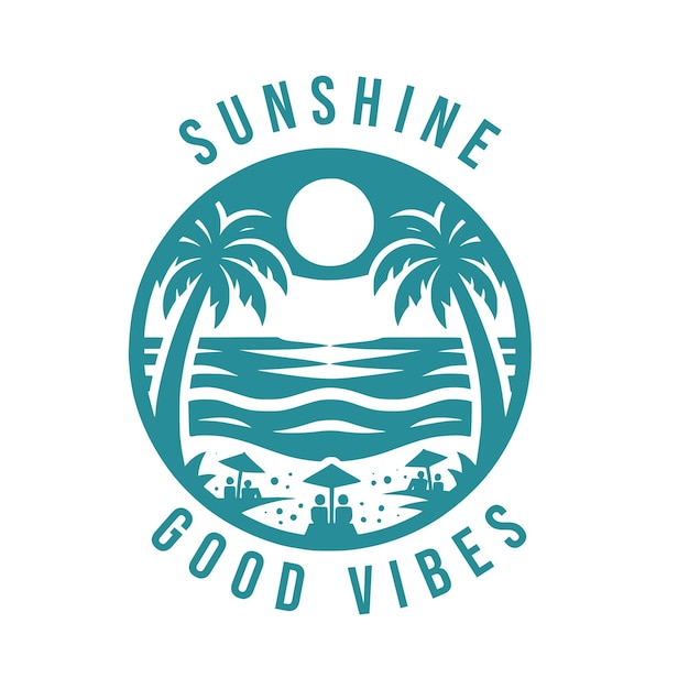 Summer vibes t shirt design