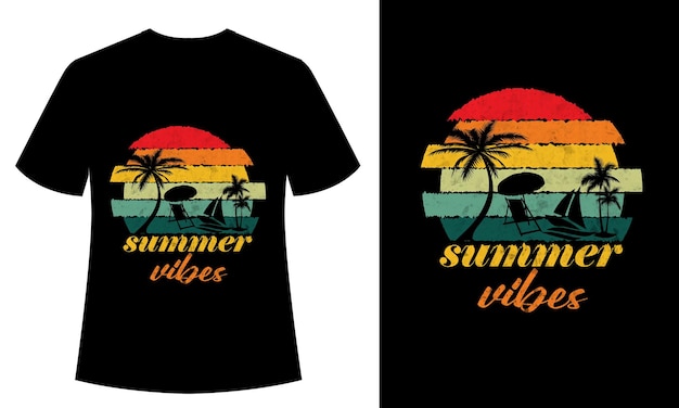 Summer Vintage and Retro Typography t shirt design, Vacation time, Family summer, summer time, Surf