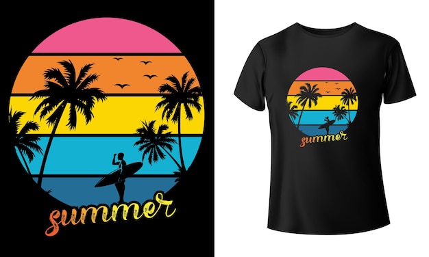 Summer vintage TShirt Design