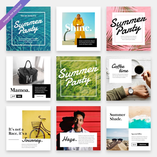 Summerbreeze Social media instagram template