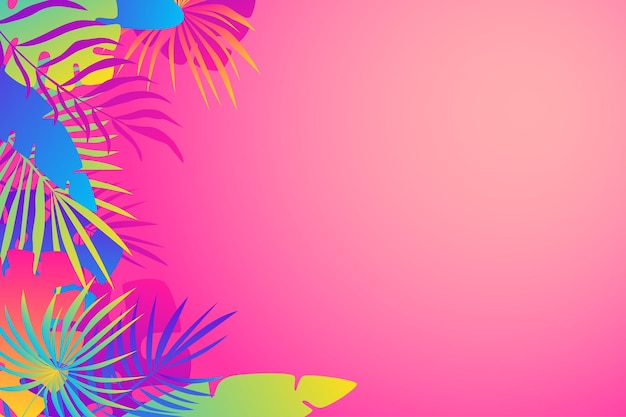 SummerTime Tropical Exotic Background