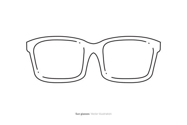 Vector sun glasses icon design vector illustration