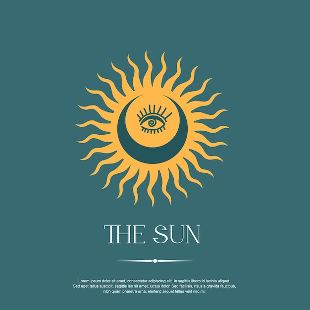 Sun logo business colorful gradient design Premium Vector