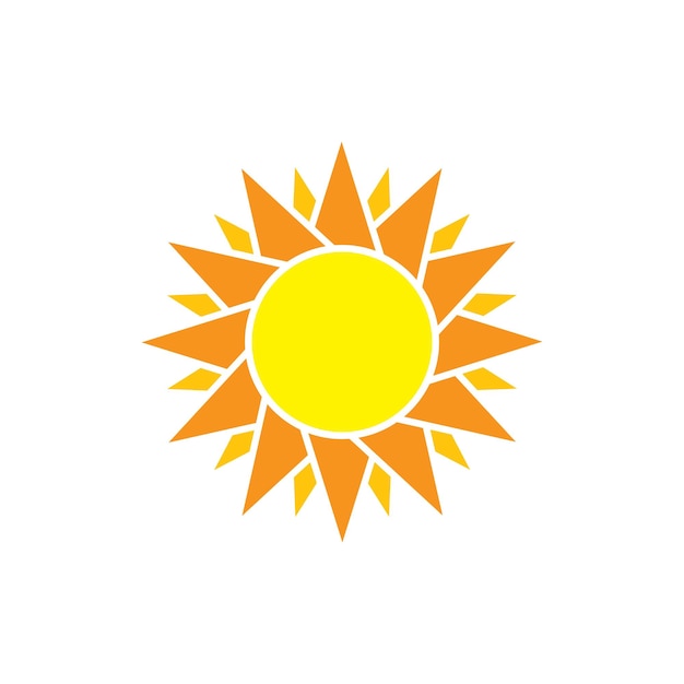 Sun logo images illustration