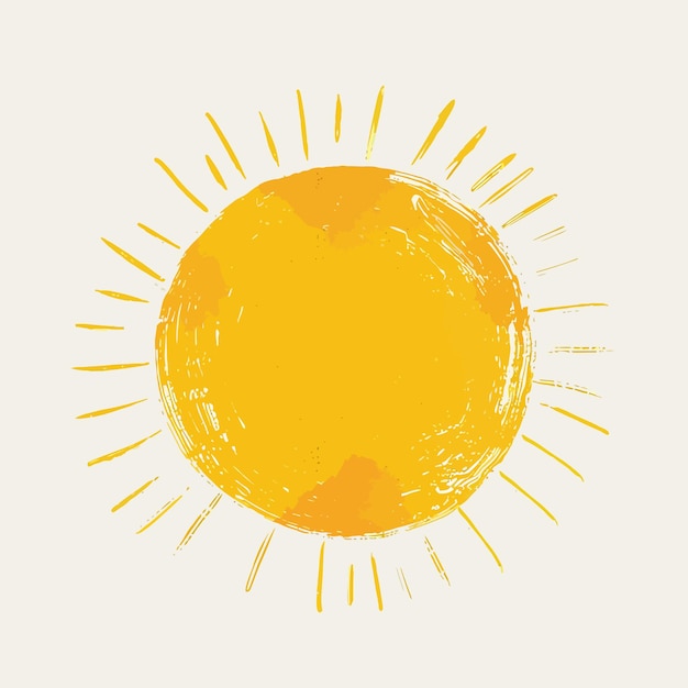 Vector sun logo template icon design illustration