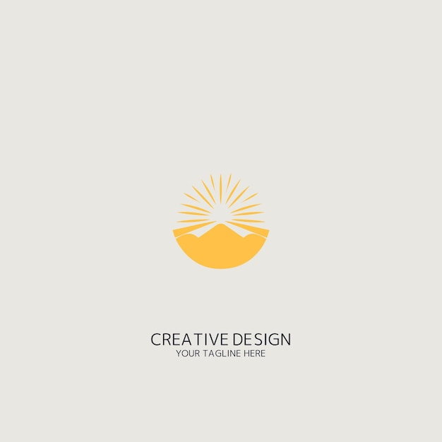 sun logo vector