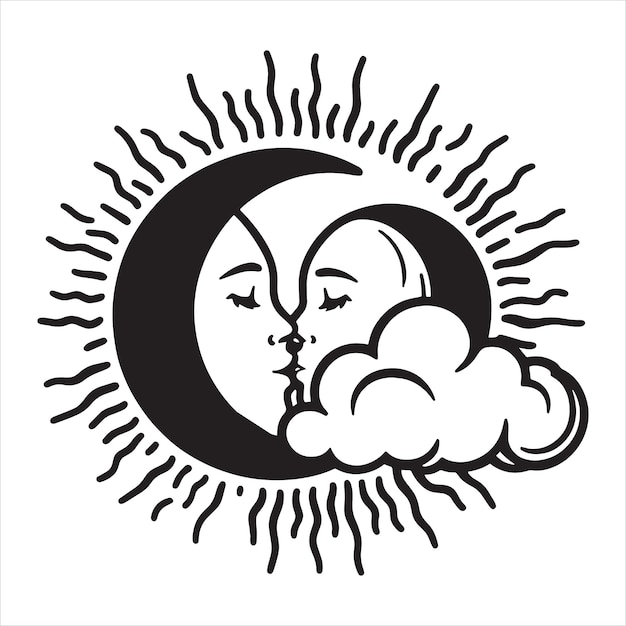 Sun And Moon Svg