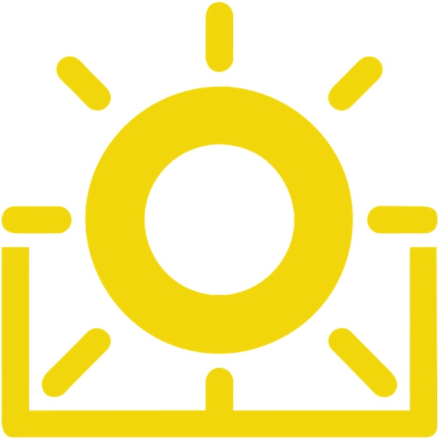 sun pictogram