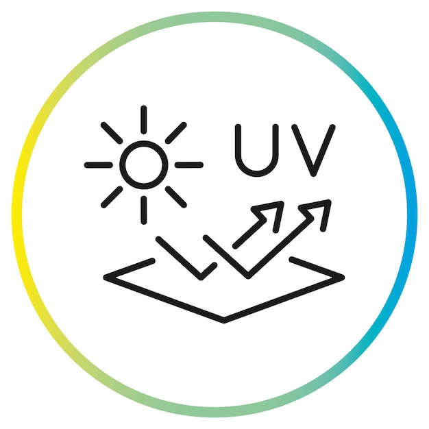 sun protective surface icon