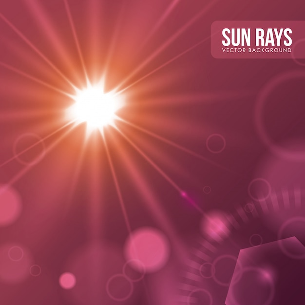 Sun rays design.