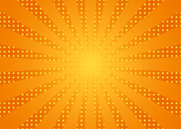 Sun rays yellow background vector