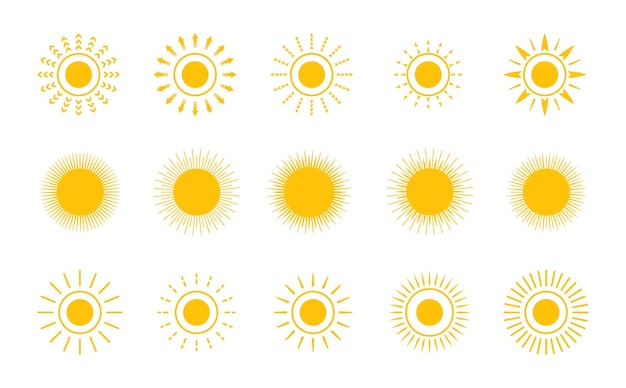 Sun simple symbol