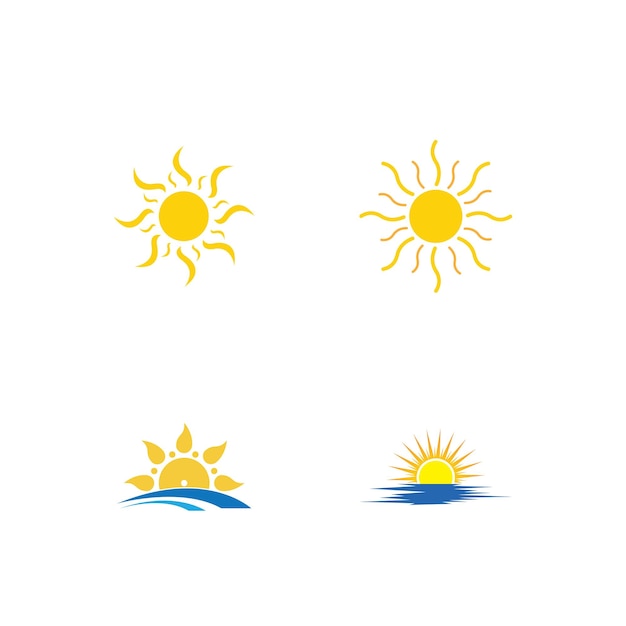 Sun Vector illustration Icon Logo Template design