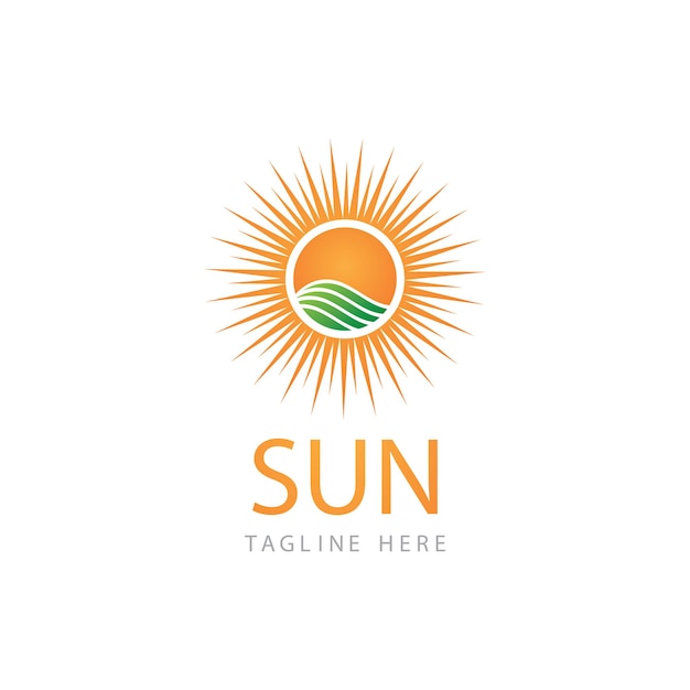 Sun Vector illustration Icon Logo Template design