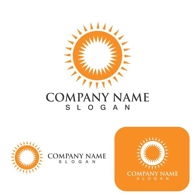 Sun Vector illustration Icon Logo Template design