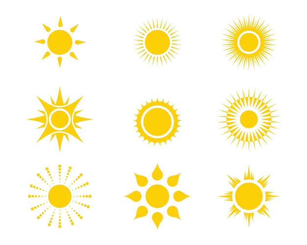 Sun Vector illustration Icon