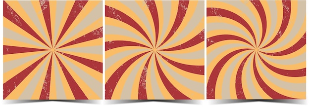 Sunburst background design in red