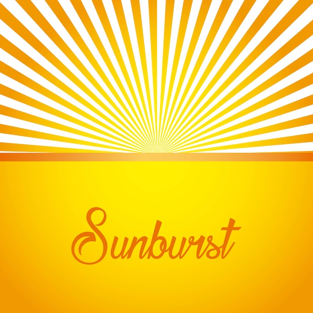 sunburst frame design