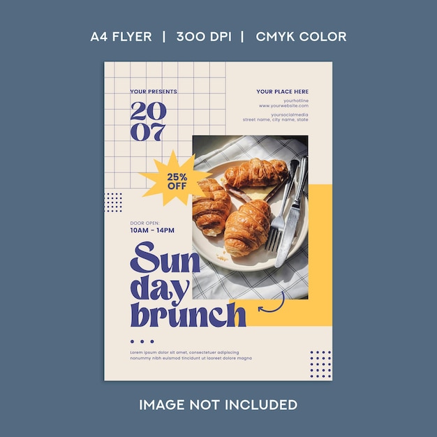 Sunday Brunch Flyer