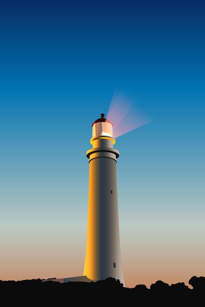 Sundown lighthouse