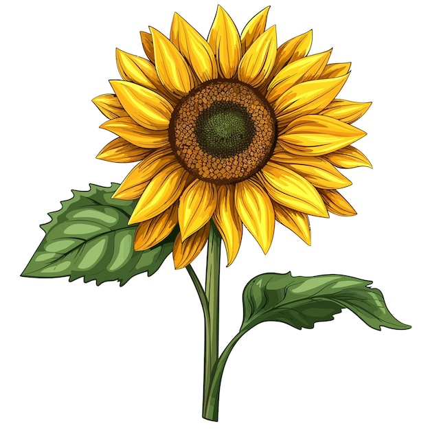 Sunflowers vector