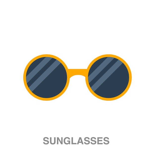 Sunglases illustration on transparent background