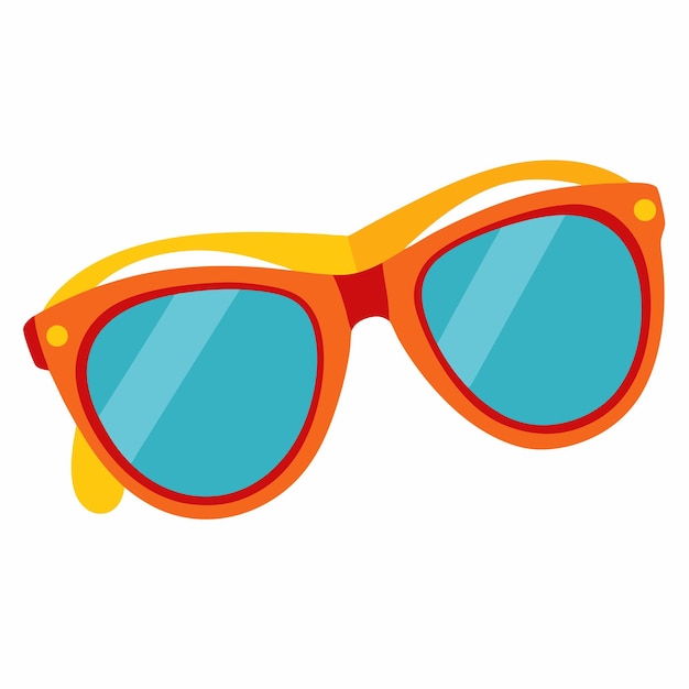 Vector sunglasses clipart cartoon illustration drawing