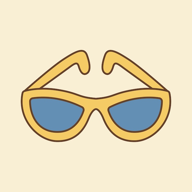 Sunglasses Flat Design Clipart