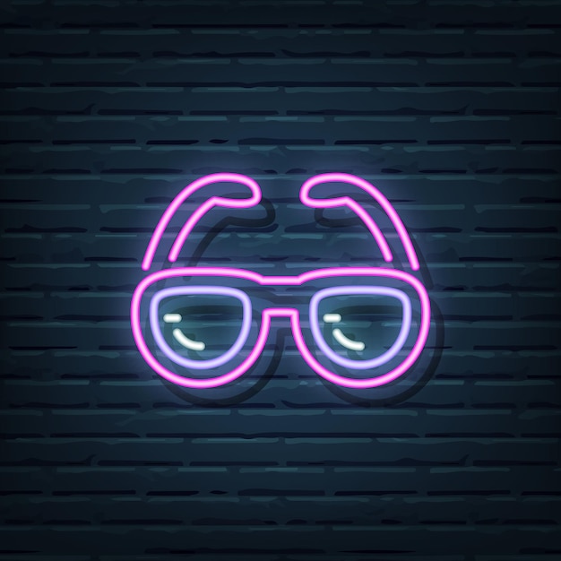 Sunglasses Neon Sign  Elements